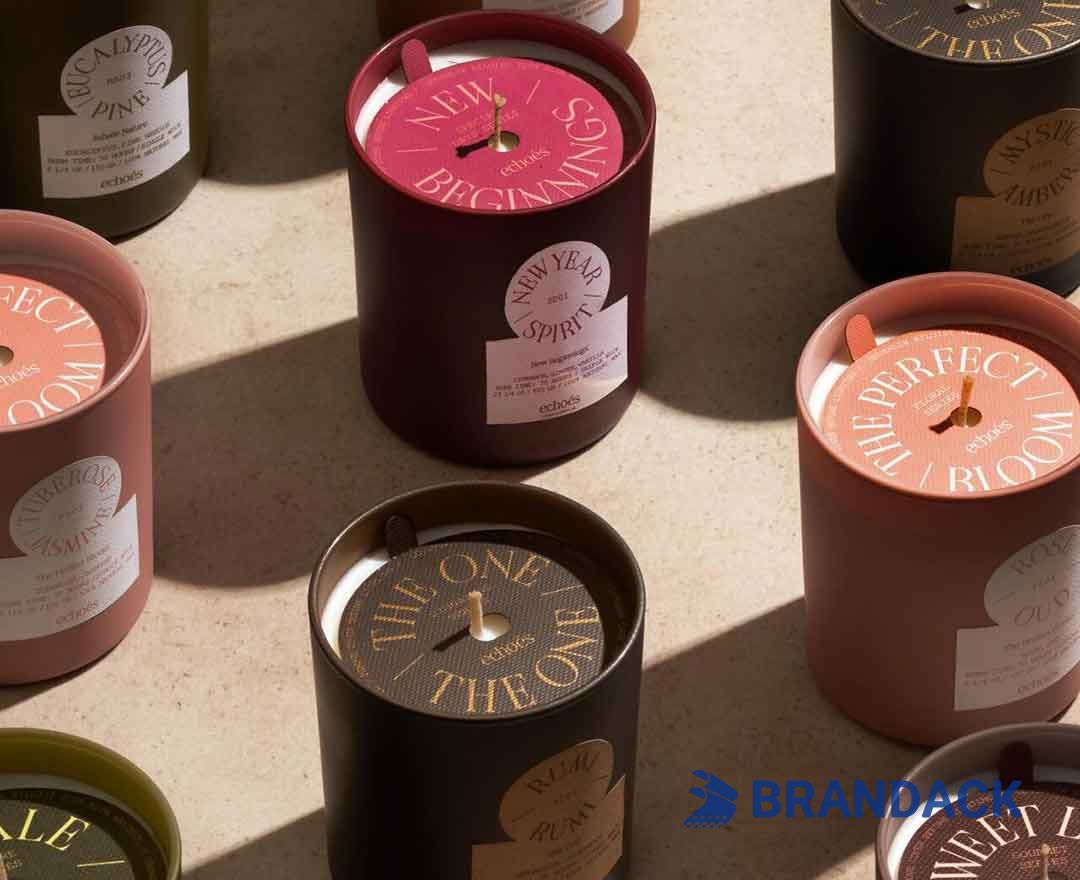 Kraft Paper Tube Candle Packaging Tailored to Your Brand