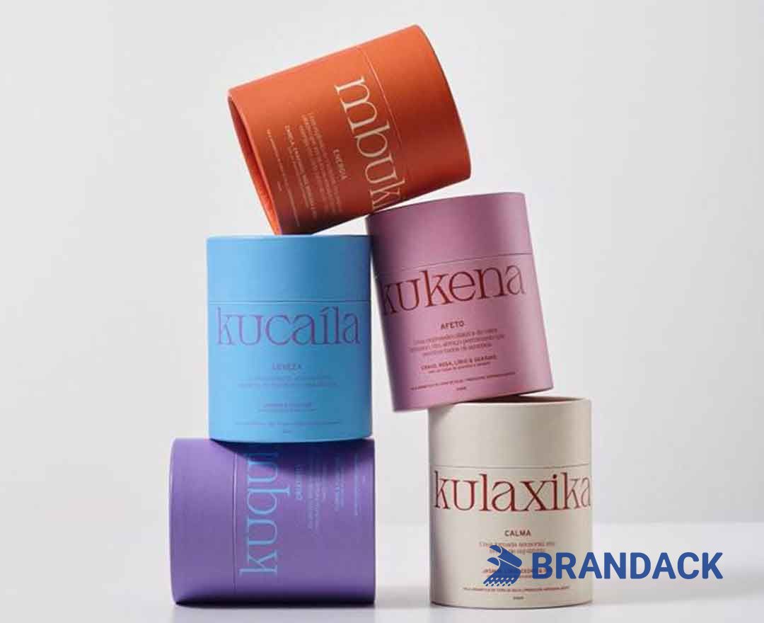 Kraft Paper Tube Candle Packaging Tailored to Your Brand