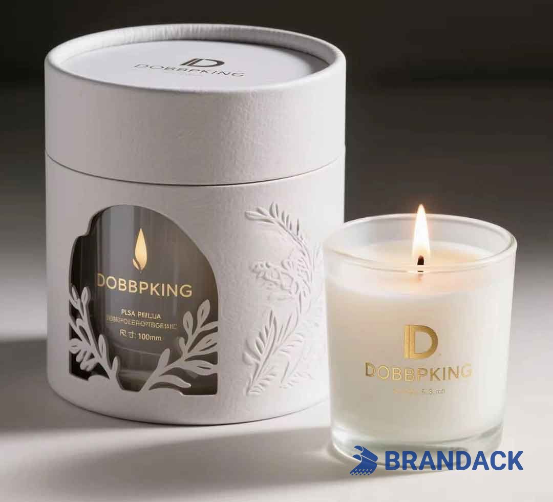 Carton Paper Candle Tube Packaging in Different Sizes