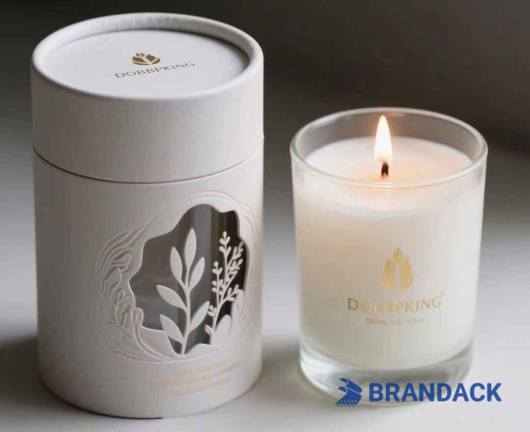 Carton Paper Candle Tube Packaging in Different Sizes