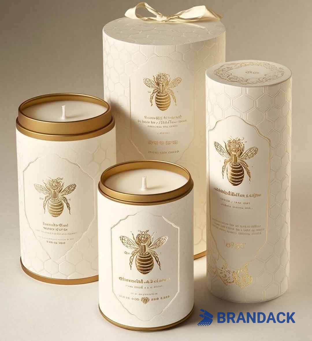 Carton Paper Candle Tube Packaging in Different Sizes