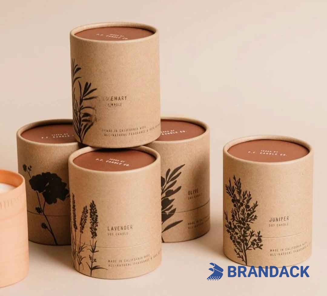 Carton Paper Candle Tube Packaging in Different Sizes