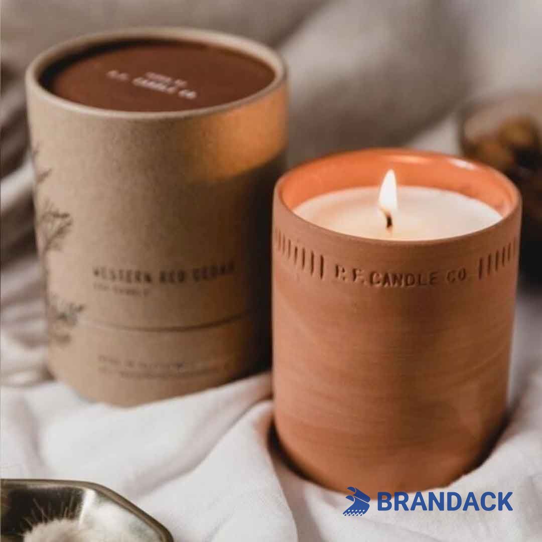 Carton Paper Candle Tube Packaging in Different Sizes