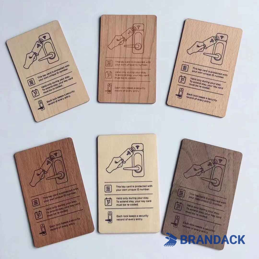Custom RFID Key Cards for Hotel Rooms Access Control