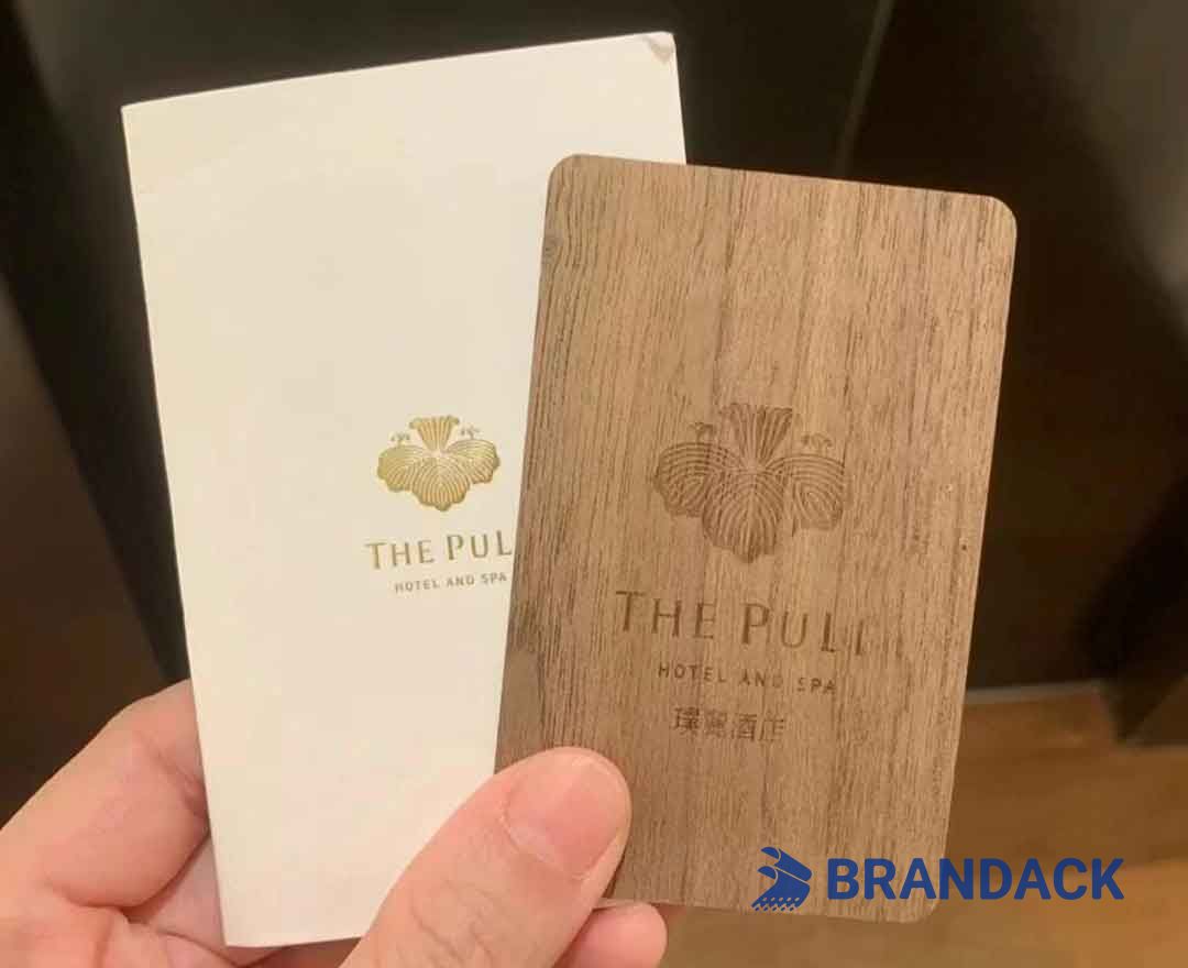 Luxury Hotel Room Key Card Design and UV Printing