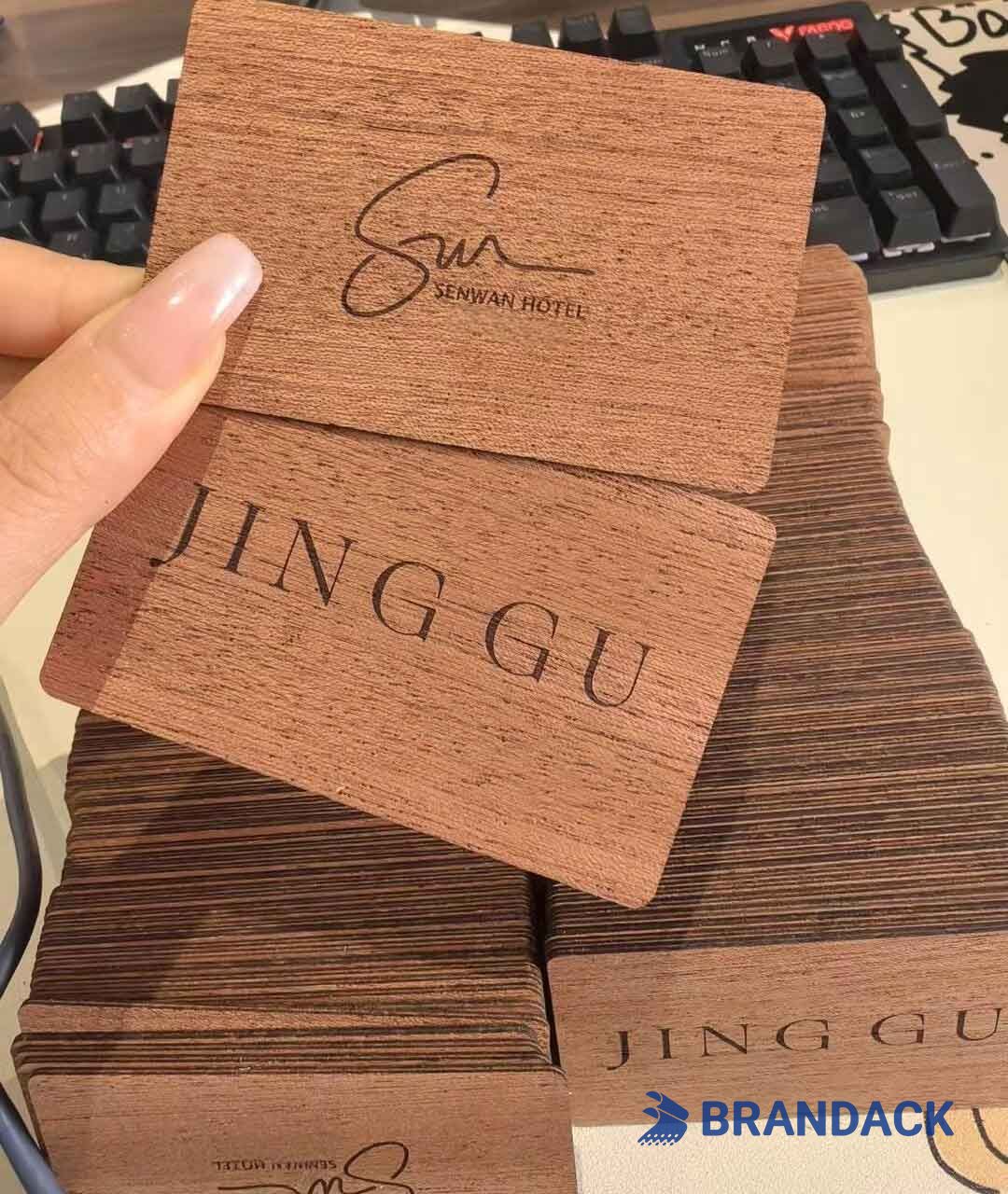 Luxury Hotel Room Key Card Design and UV Printing