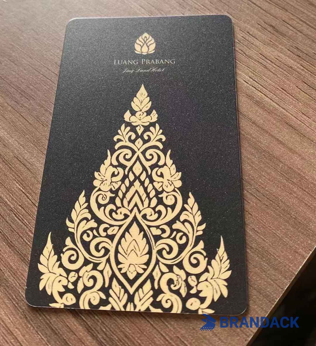 Luxury Hotel Room Key Card Design and UV Printing