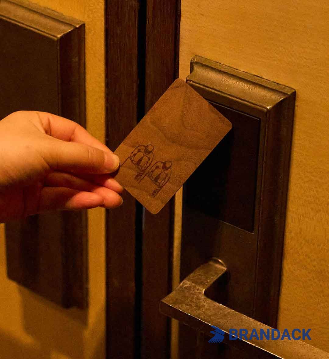 Luxury Hotel Room Key Card Design and UV Printing