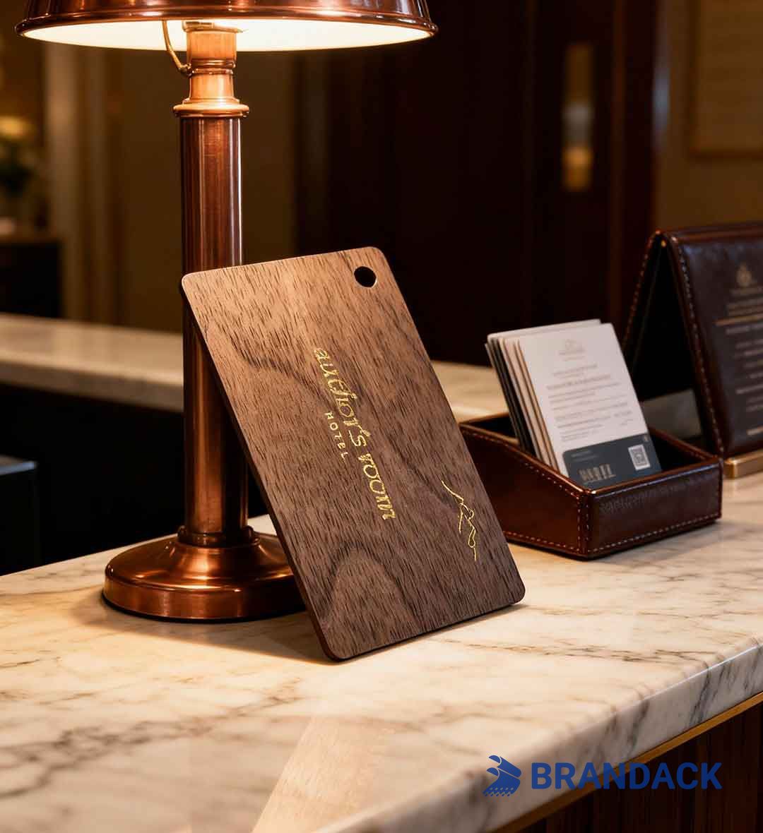 Luxury Hotel Room Key Card Design and UV Printing