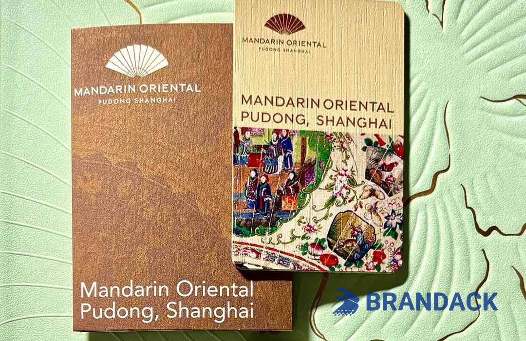 Luxury Hotel Room Key Card Design and UV Printing