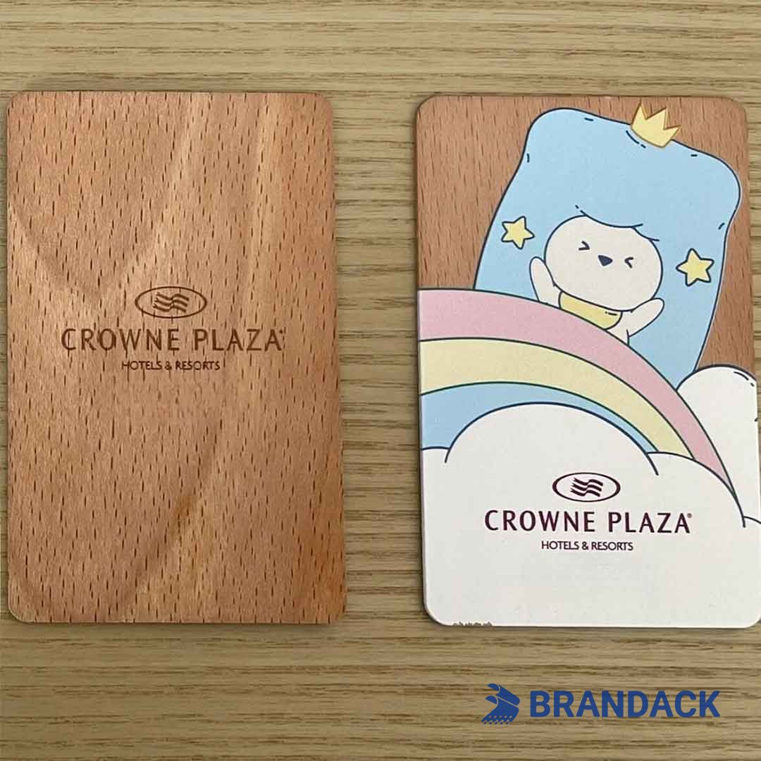 Luxury Hotel Room Key Card Design and UV Printing