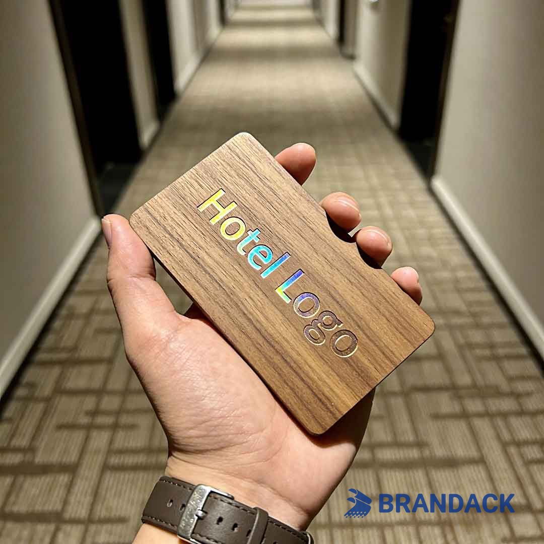 Luxury Hotel Room Key Card Design and UV Printing