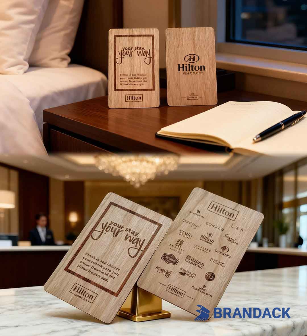 Custom Wooden RFID Hotel Key Cards to Stand Out