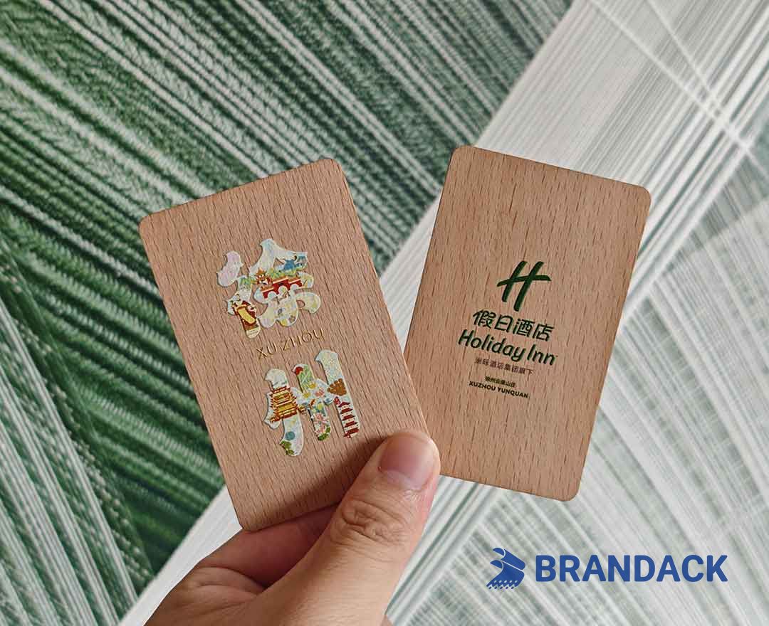Custom Wooden RFID Hotel Key Card Supplier