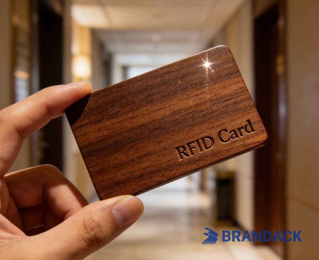 Custom Wooden RFID Hotel Key Card Supplier