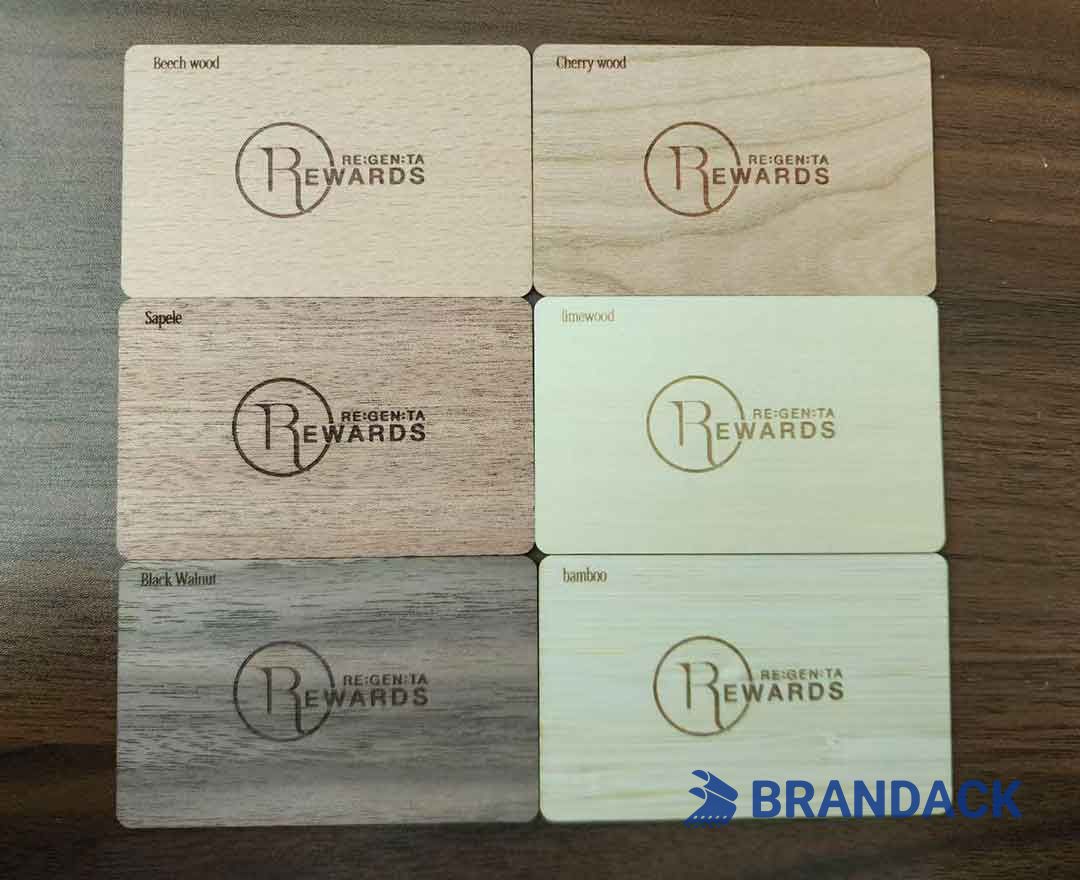 Custom Wooden RFID Hotel Key Card Supplier