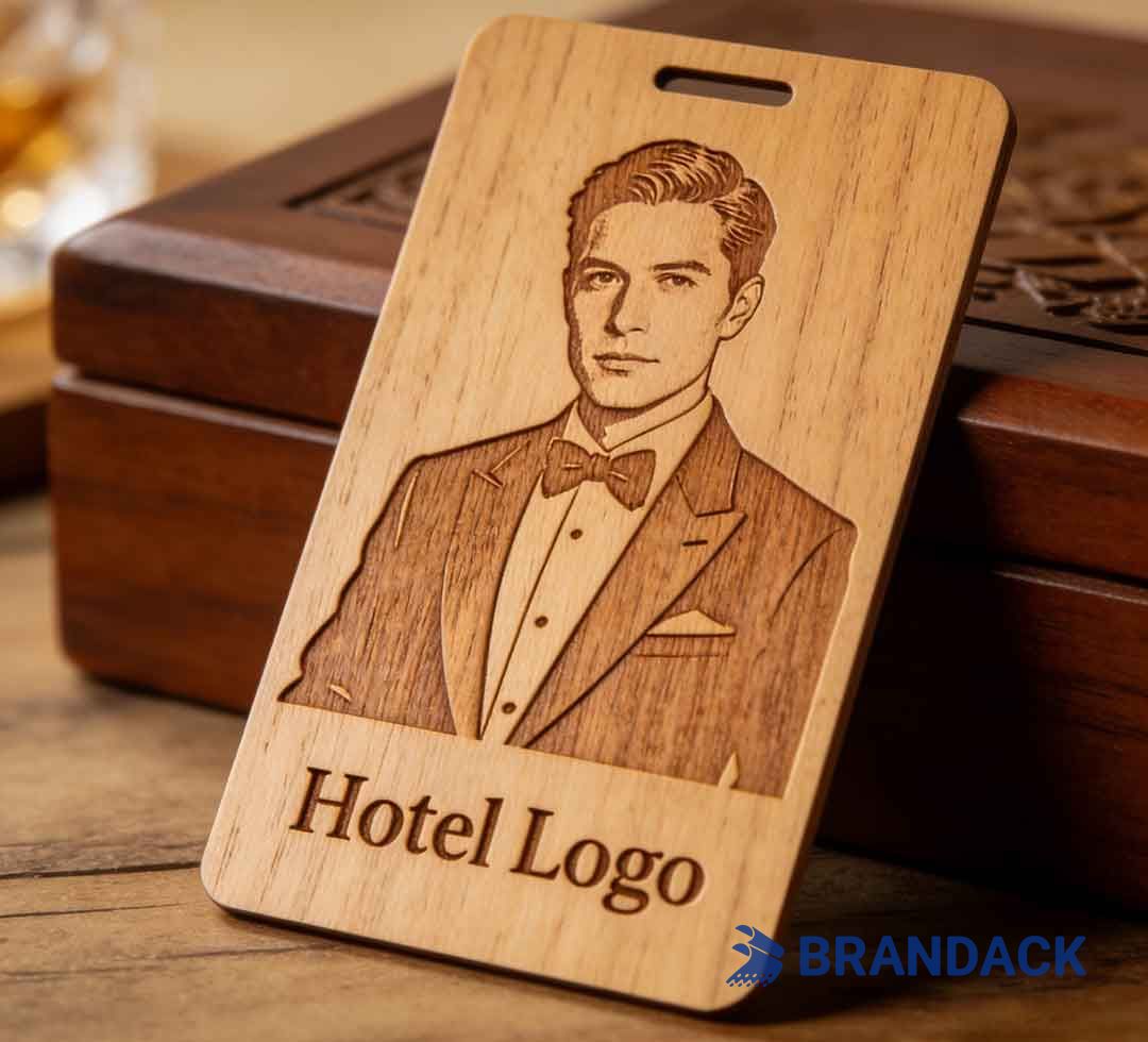 Custom Wooden RFID Hotel Key Card Supplier