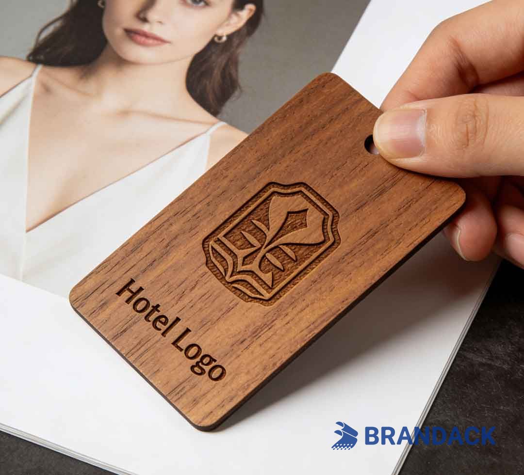 Custom Wooden RFID Hotel Key Card Supplier