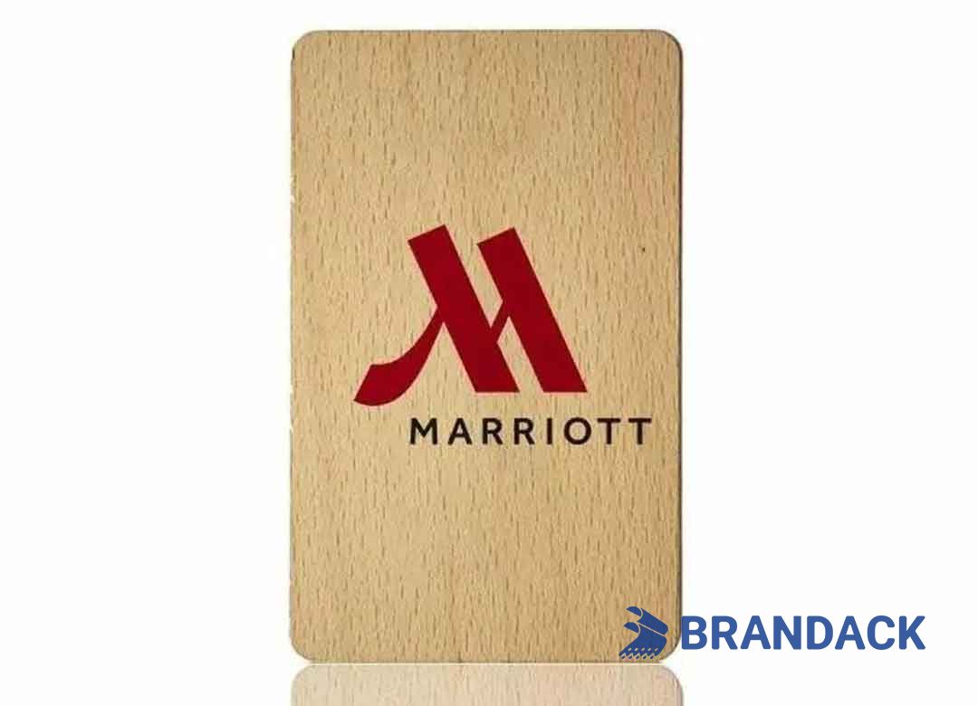 Dubai Hotel Wood RFID Key Card Custom Manufacturers