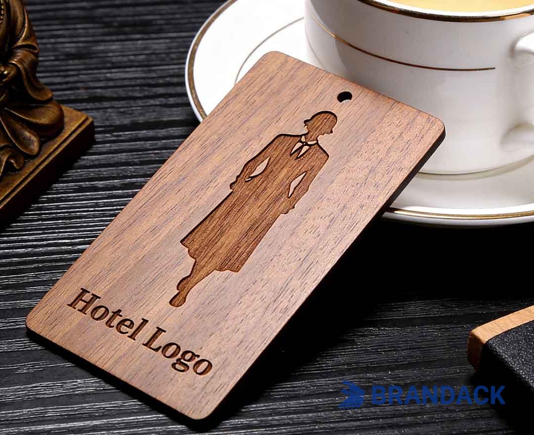 Dubai Hotel Wood RFID Key Card Custom Manufacturers