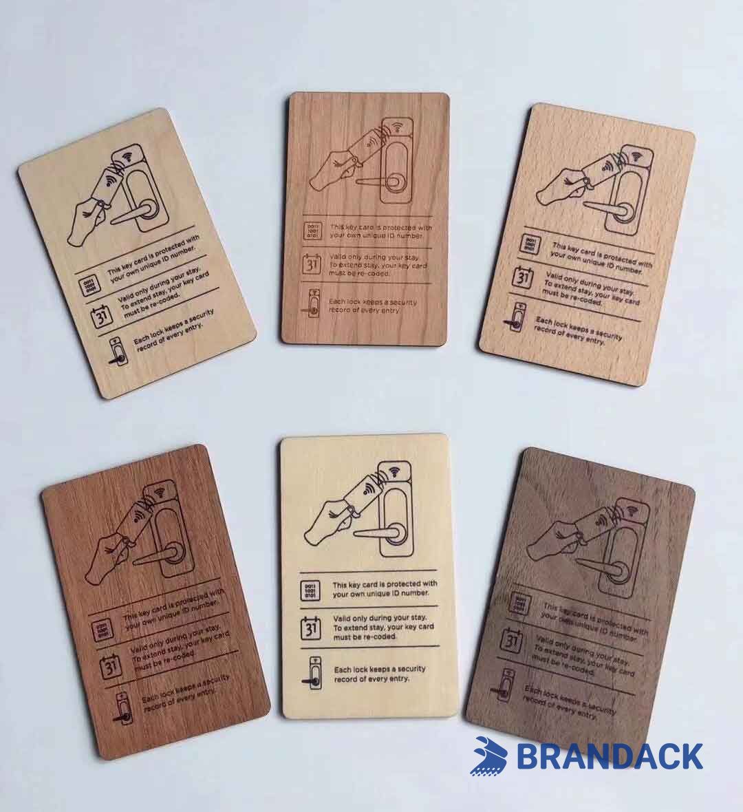 Custom Printed Programmable RFID Contactless Hotel Key Cards