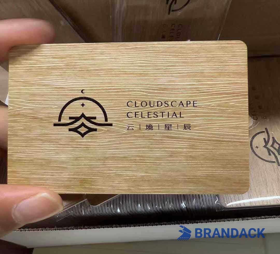 Custom Wooden RFID Hotel Key Card Printing Service