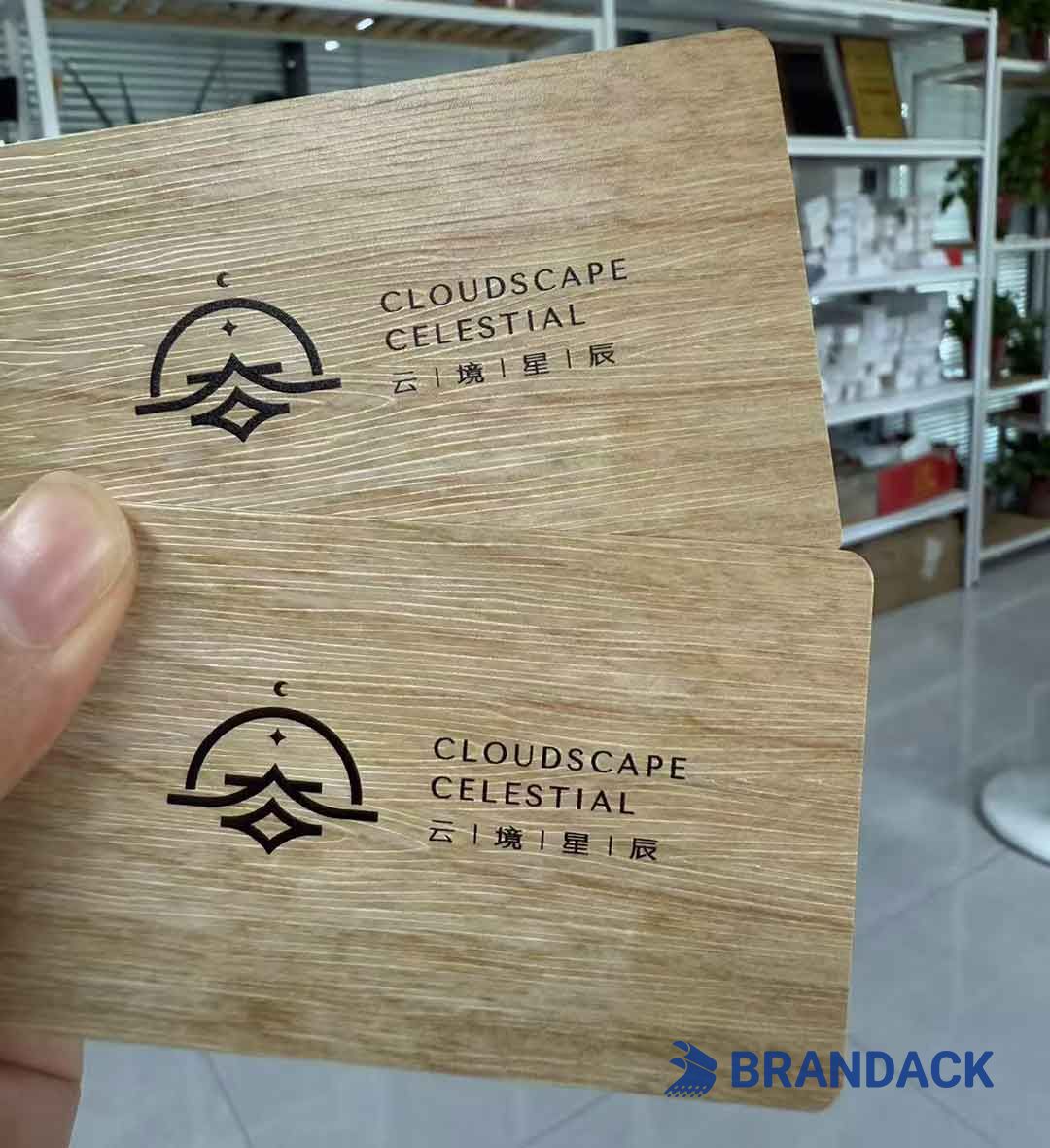 Custom Wooden RFID Hotel Key Card Printing Service