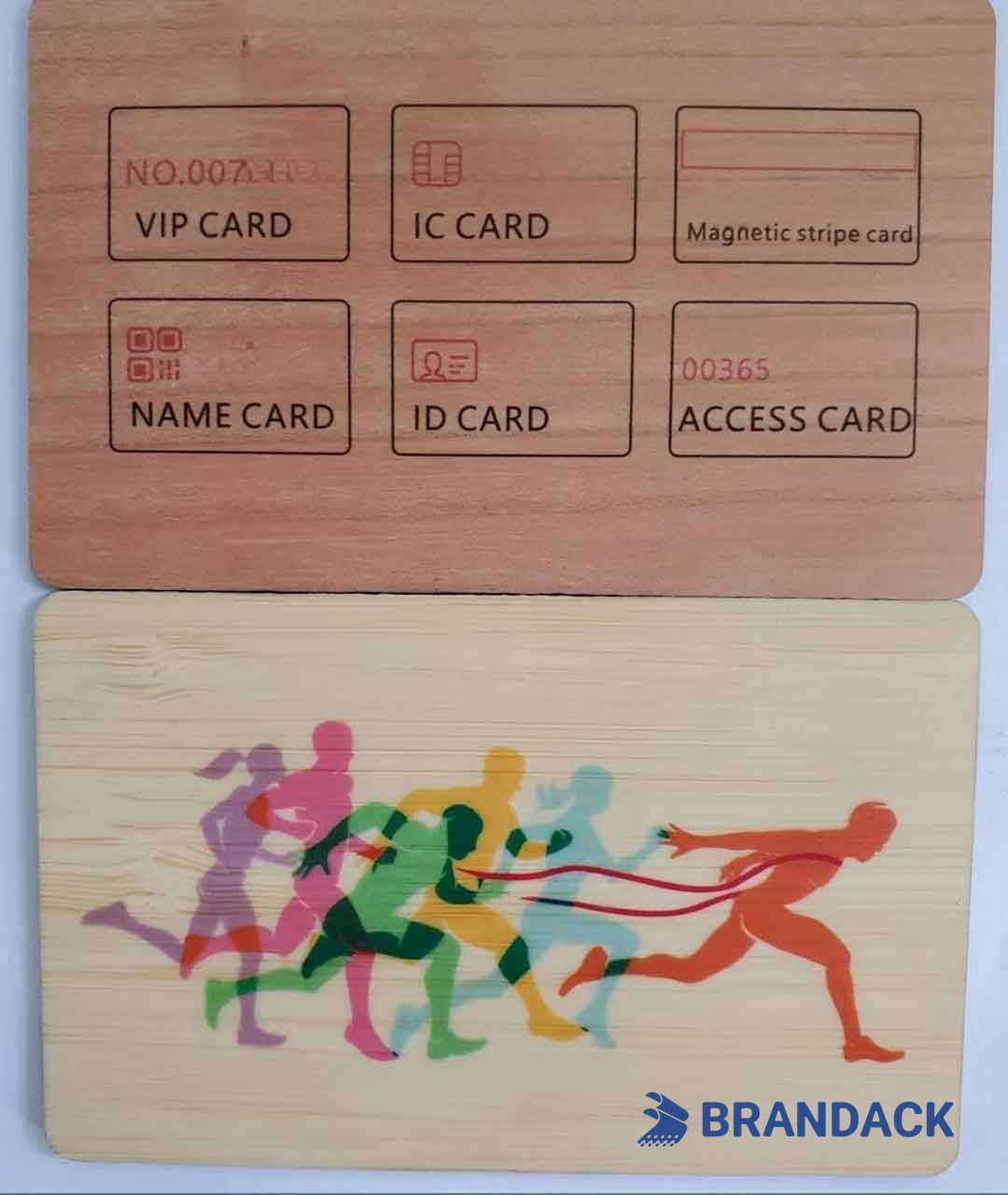 Custom Wooden RFID Hotel Key Card Printing Service