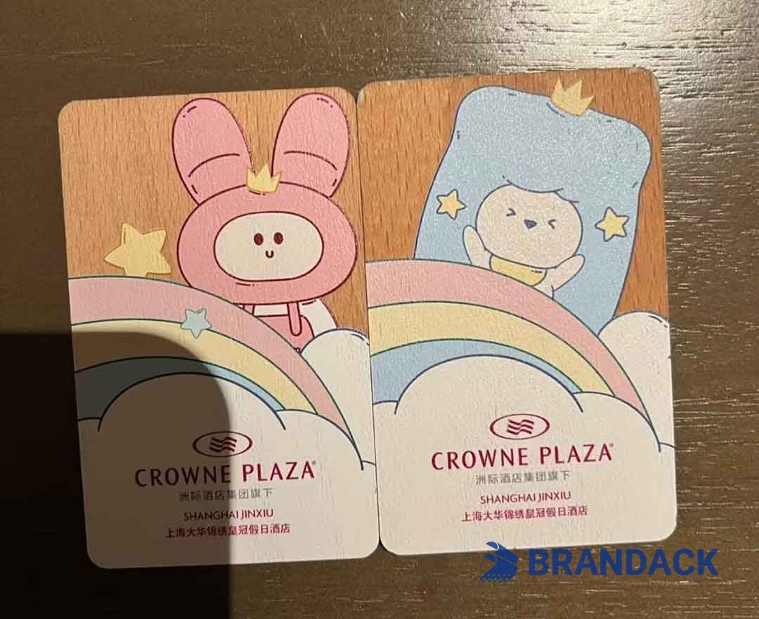 Custom Wooden RFID Hotel Key Card Printing Service