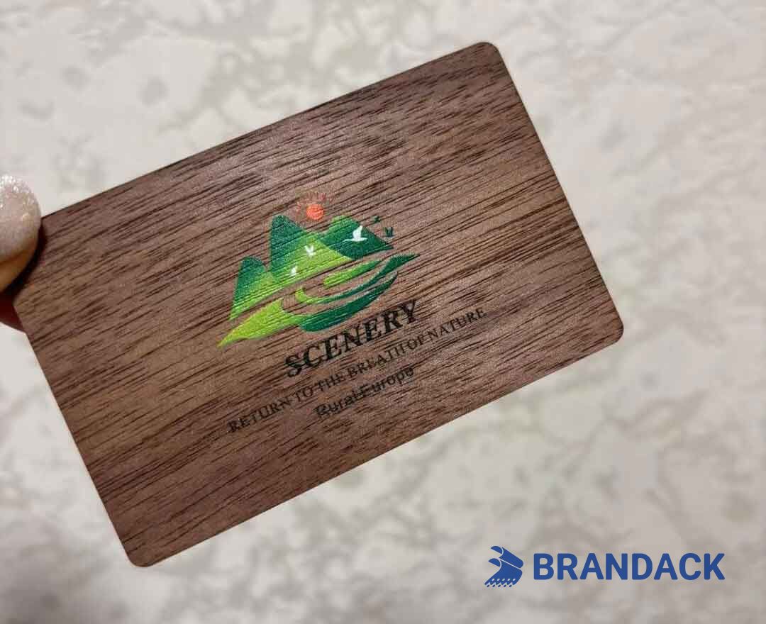 Custom Wooden RFID Hotel Key Card Printing Service