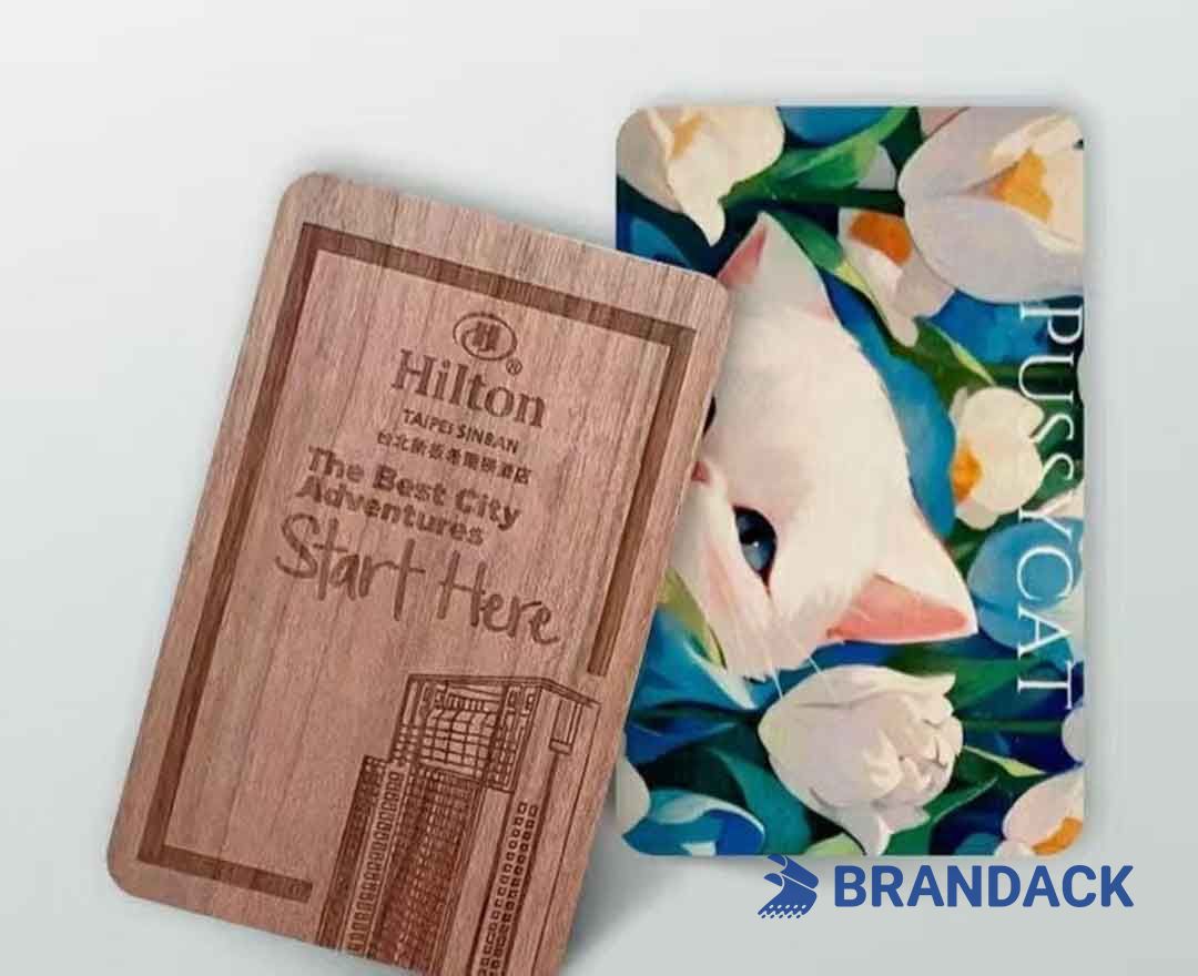 Custom Wooden RFID Hotel Key Card Printing Service