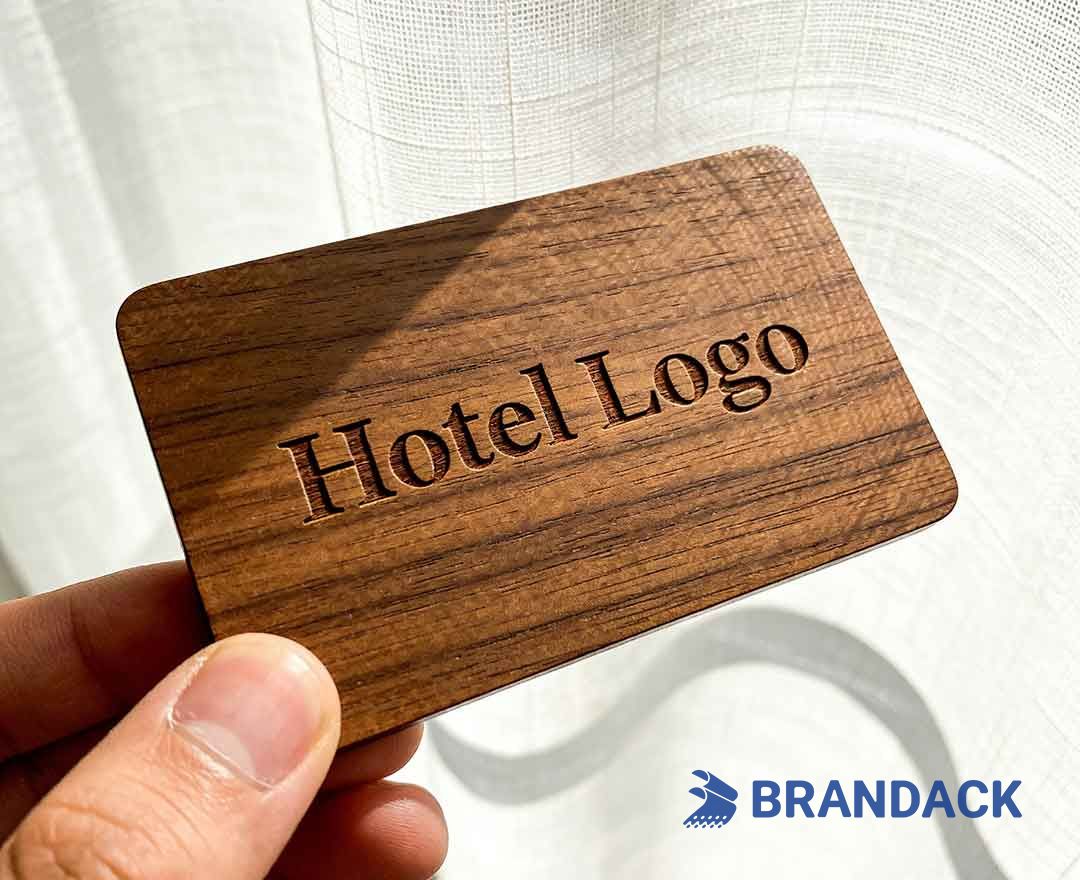 Custom Wooden RFID Hotel Key Card Printing Service