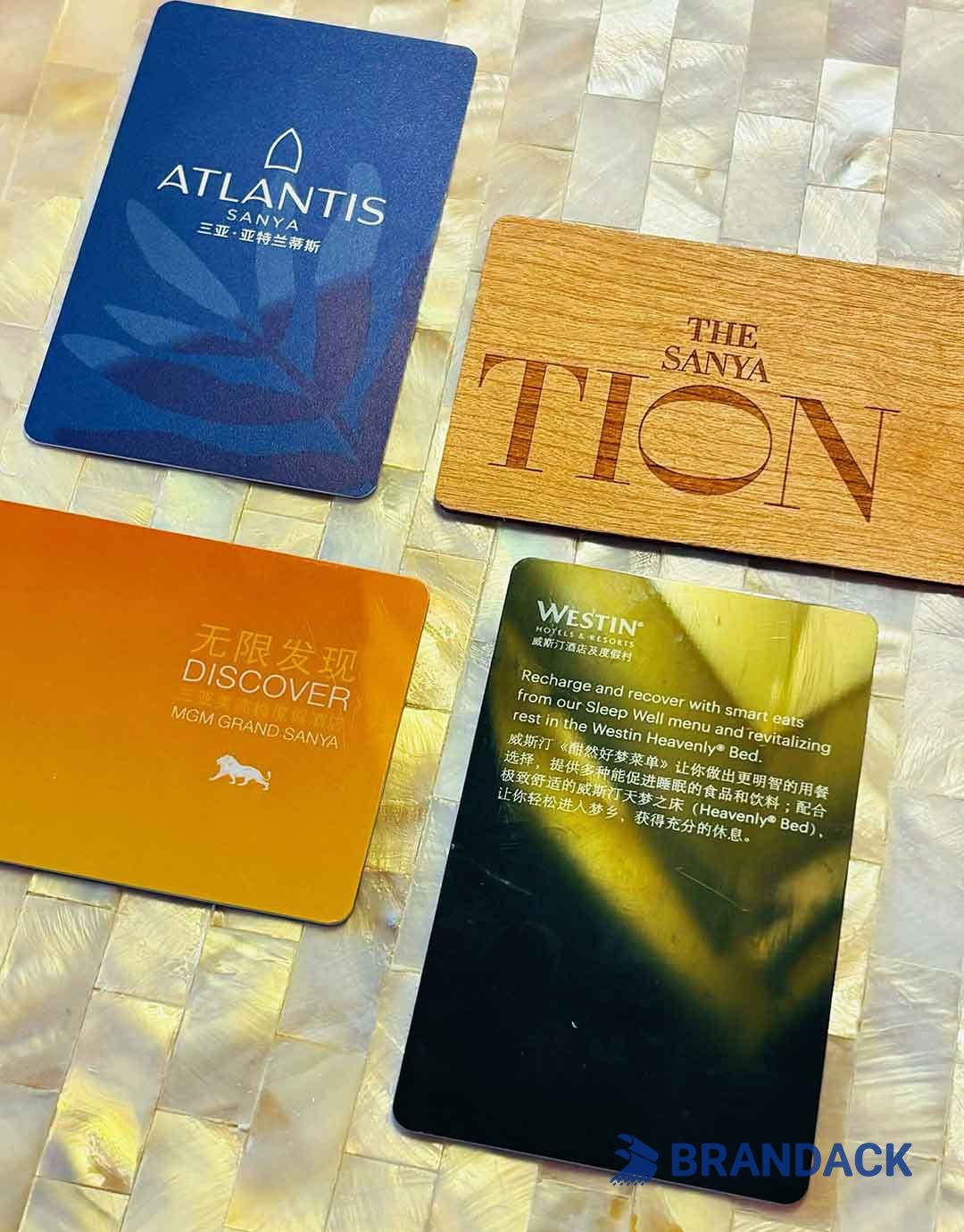 Custom Wooden RFID Hotel Key Card Printing Service