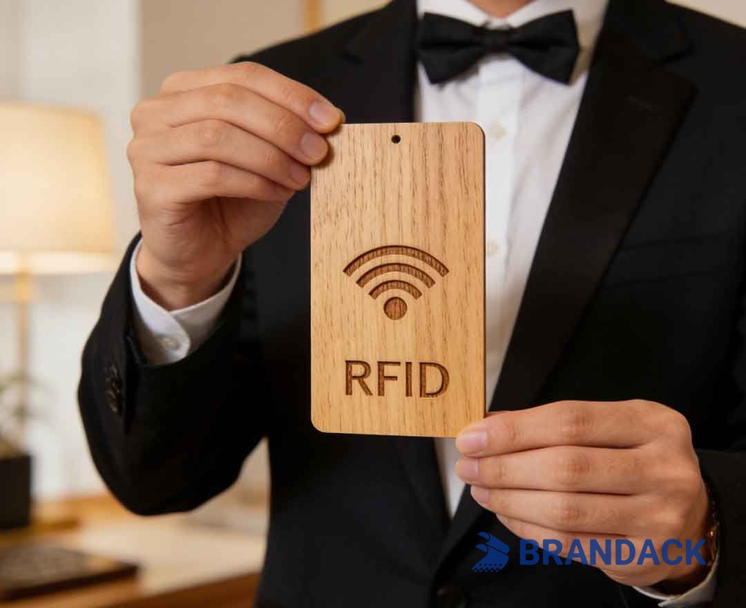 Custom Wooden RFID Hotel Key Card Printing Service