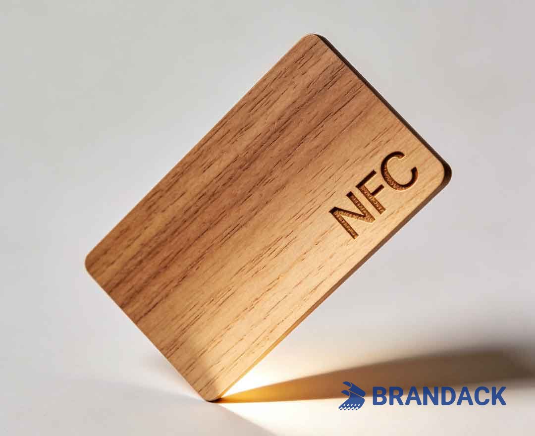 Hotel Wooden NFC Chip Tag Card Key Tailored to Brand