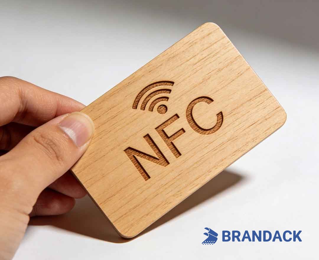 Hotel Wooden NFC Chip Tag Card Key Tailored to Brand