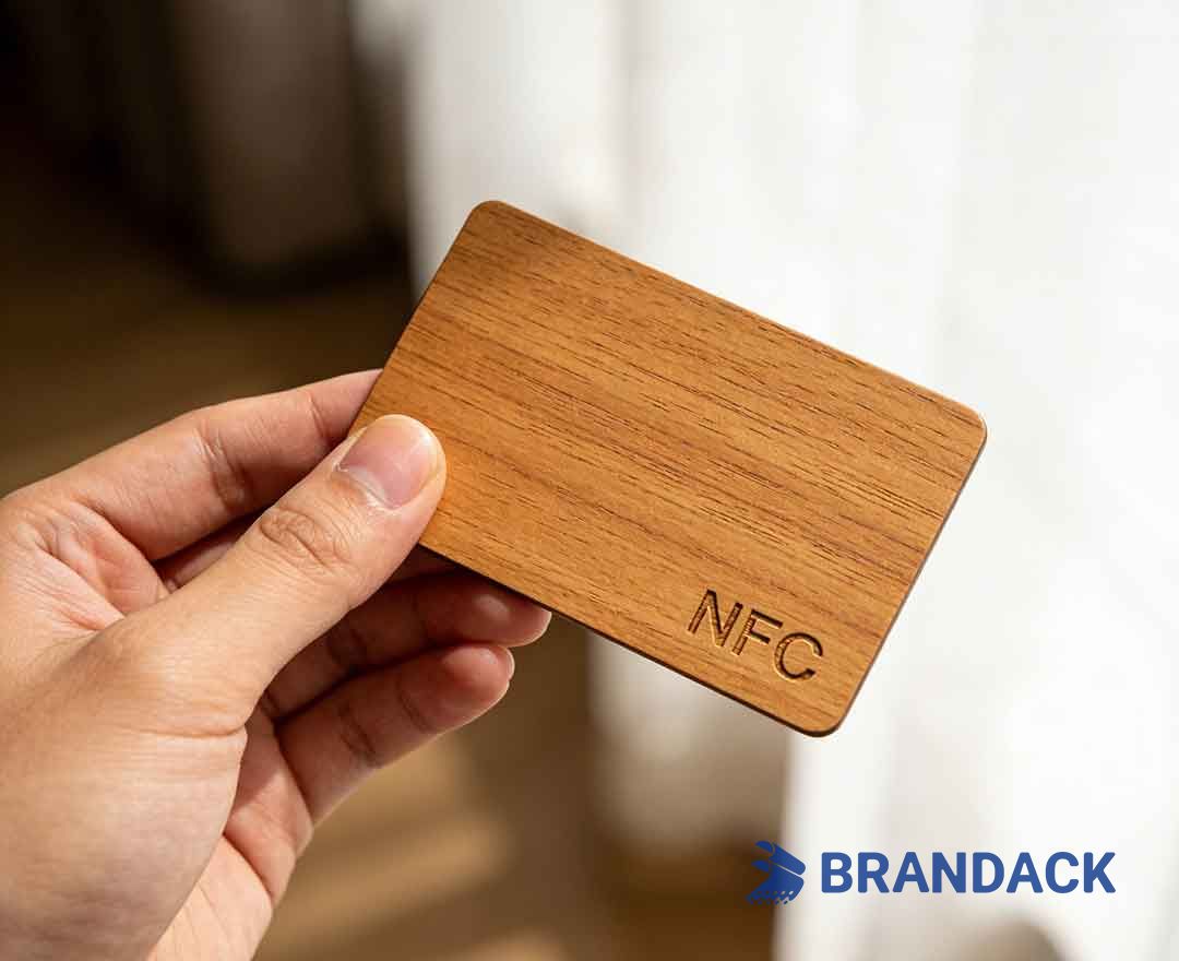 Hotel Wooden NFC Chip Tag Card Key Tailored to Brand