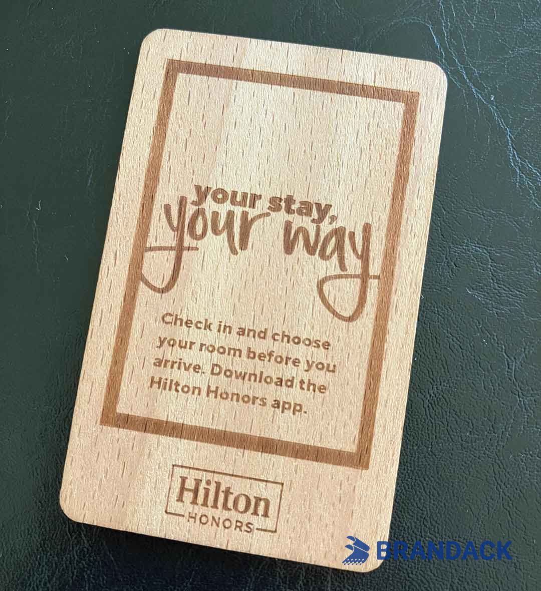Custom Wooden RFID Hotel Key Cards for Memorable Advertising