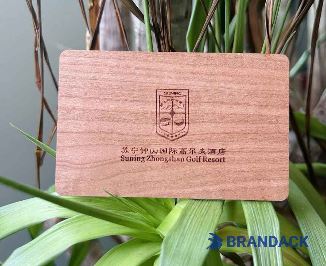 Custom Wooden RFID Hotel Key Cards for Memorable Advertising