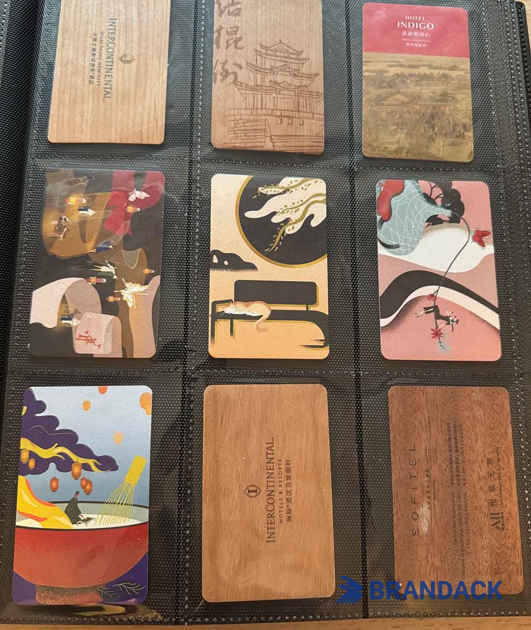 Custom Wooden RFID Hotel Key Cards for Memorable Advertising