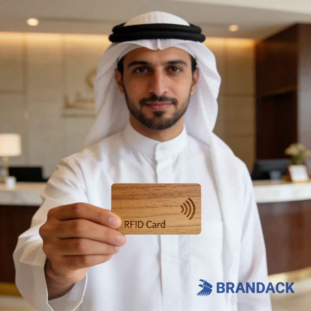 Wood RFID Key Card Design and Lasor Engraving for Middle East Hotels