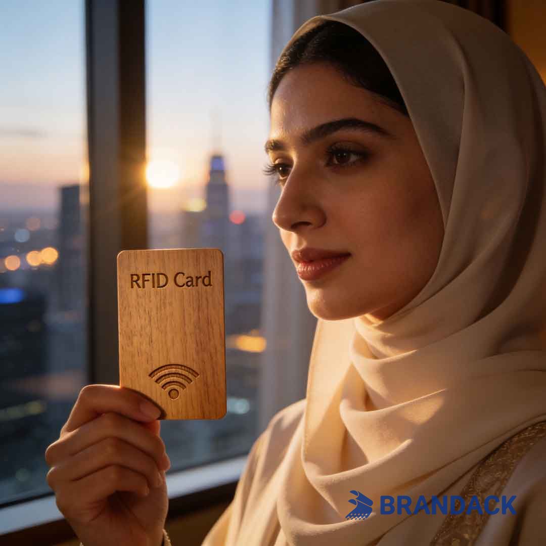 Wood RFID Key Card Design and Lasor Engraving for Middle East Hotels