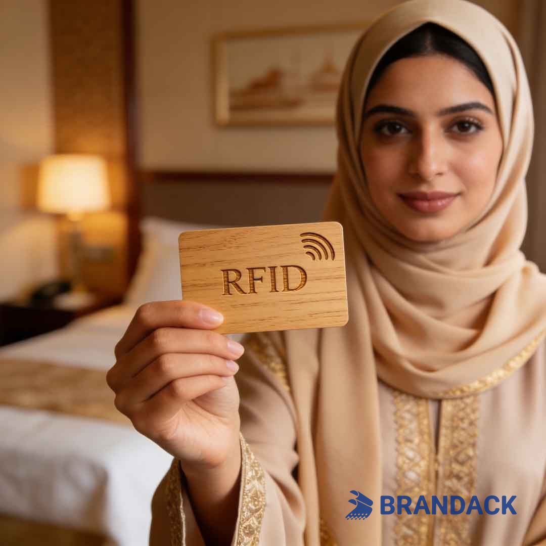 Wood RFID Key Card Design and Lasor Engraving for Middle East Hotels