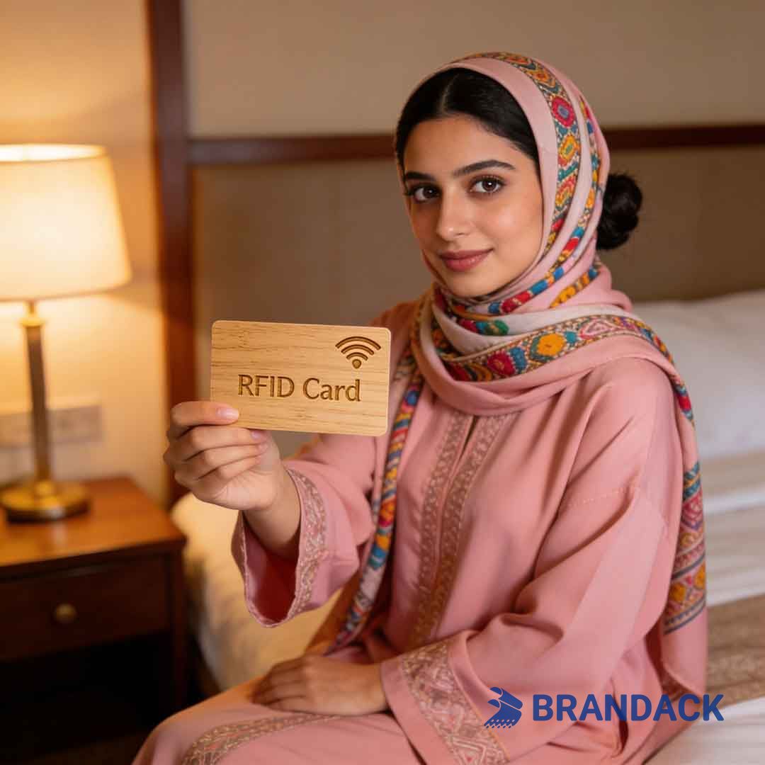 Wood RFID Key Card Design and Lasor Engraving for Middle East Hotels