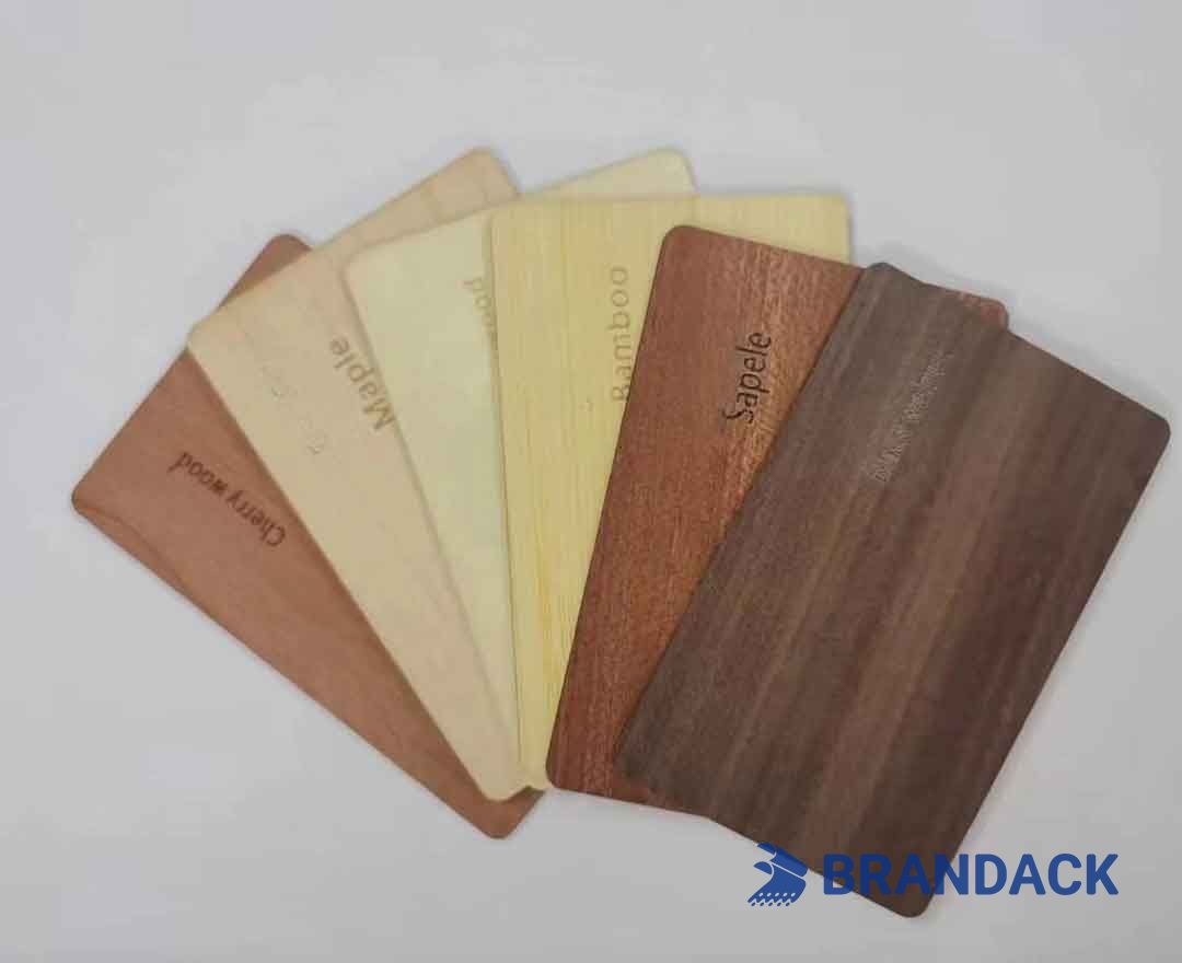 Wood RFID Key Card Design and Lasor Engraving for Middle East Hotels
