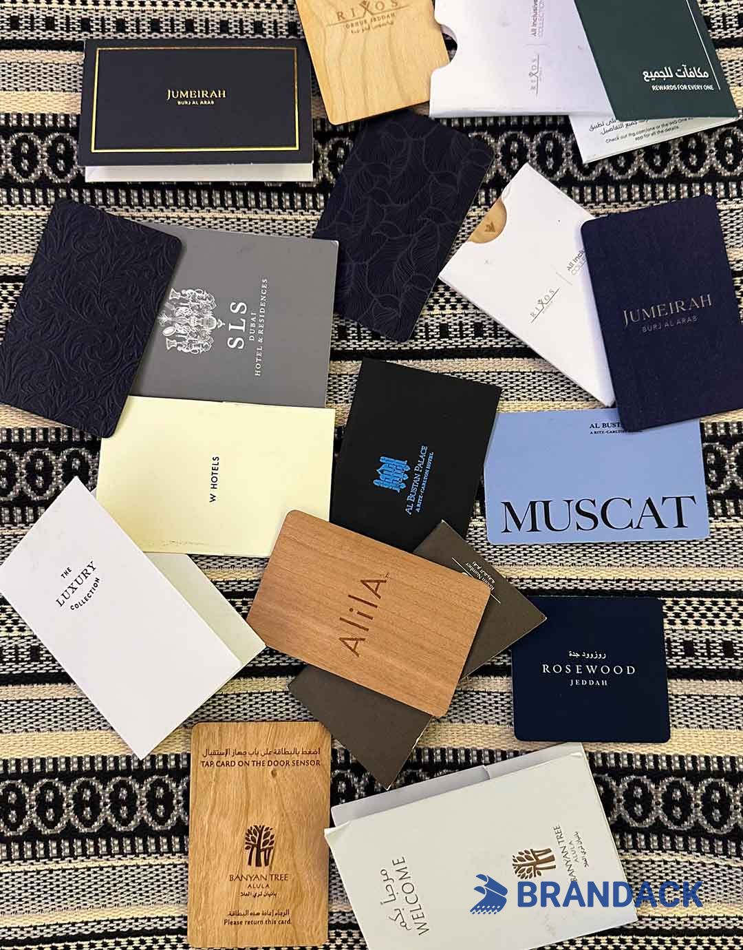 Wood RFID Key Card Design and Lasor Engraving for Middle East Hotels