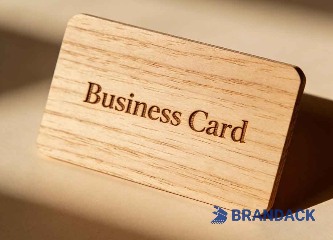 Laser Cut Wooden Name Business Cards - Wood Visiting Card Design