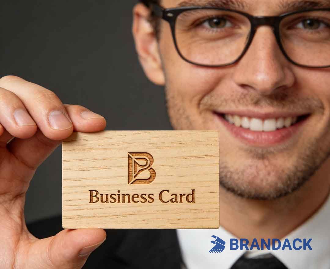 Laser Cut Wooden Name Business Cards - Wood Visiting Card Design