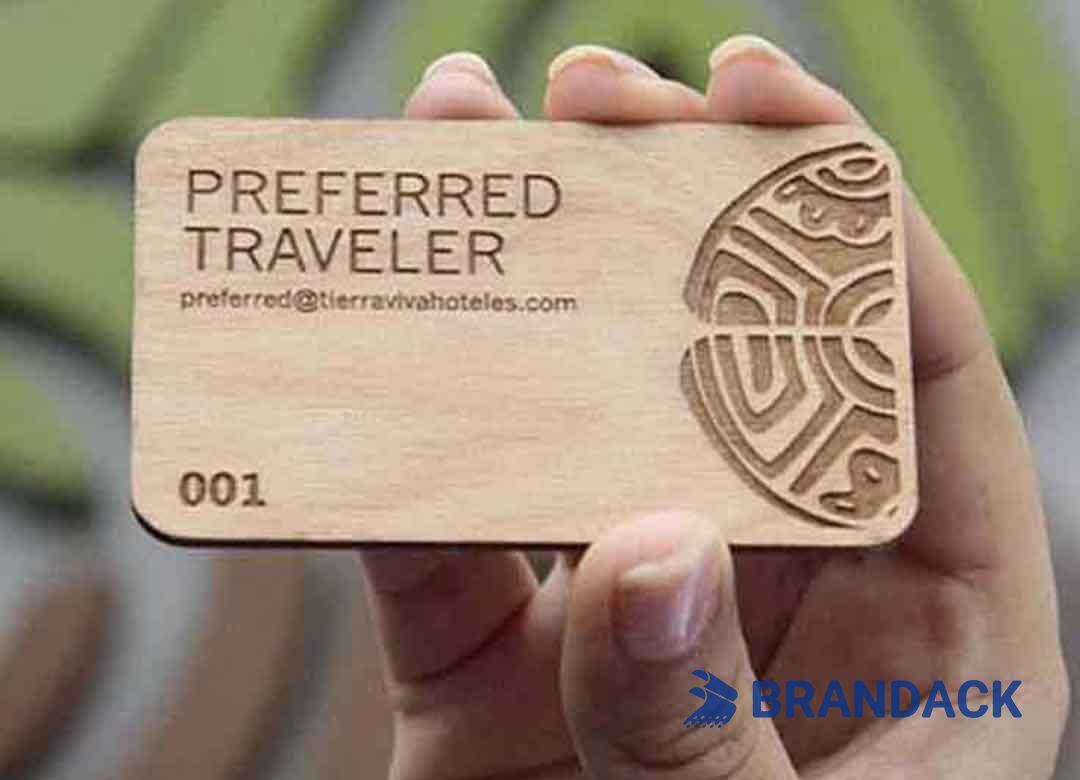 Luxury Wooden Engraved Business RFID Membership Cards