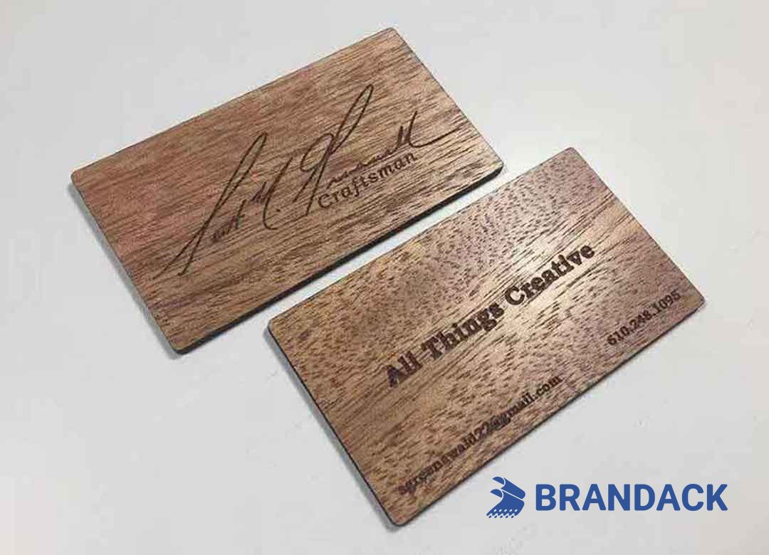 Luxury Wooden Engraved Business RFID Membership Cards